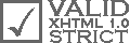 Valid XHTML 1.0 Strict